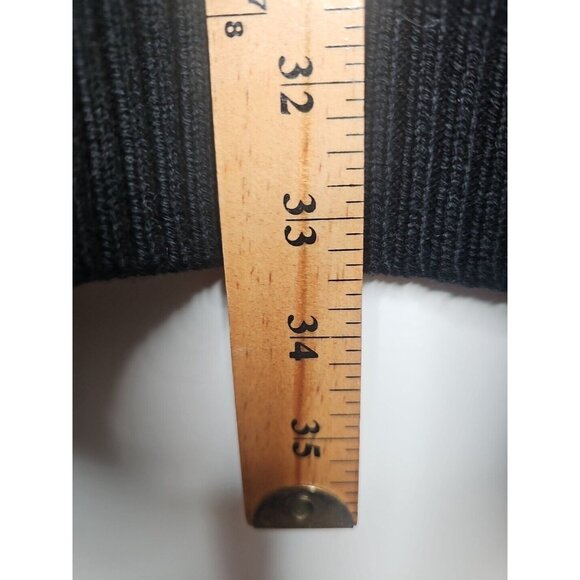 King Size Men Holiday Winter Reindeer Snowflake Classic Black White Sweater 5X - Picture 12 of 14